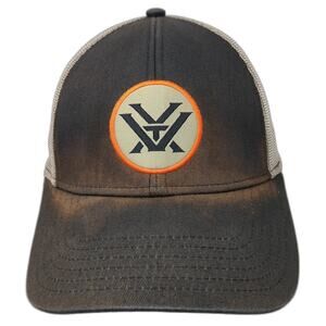 Vortex Snapback Trucker Hat Black OS Adjustable Embroidered The Force Of Optics